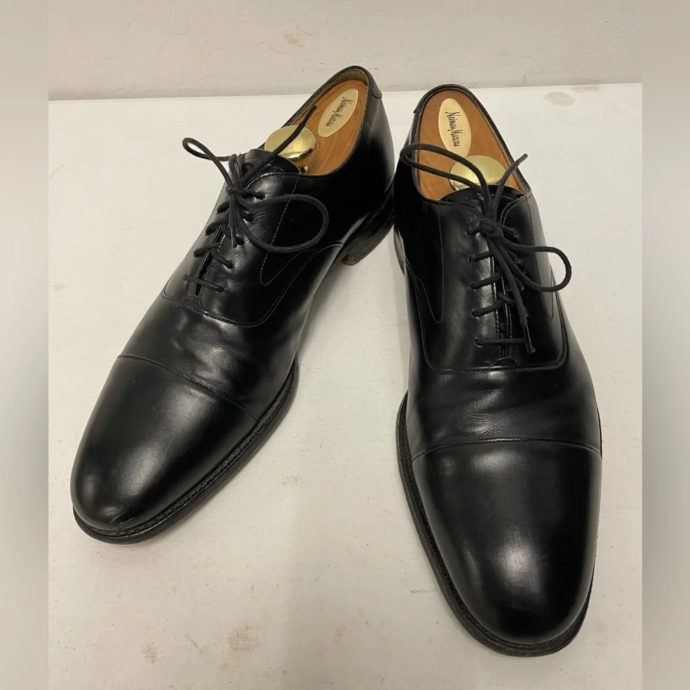 Cole Haan Collection‎ Made in England Vintage Cap Toe Oxford in Black Size 9.5 M